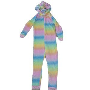 Bmagical Sparkly Rainbow Unicorn Girls One Piece Sleeper Suit Size 8 / Medium